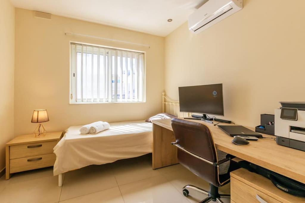 Modern 3 Bedroom Apartment Close To Paceville And Beach Is-Swieqi Exteriör bild
